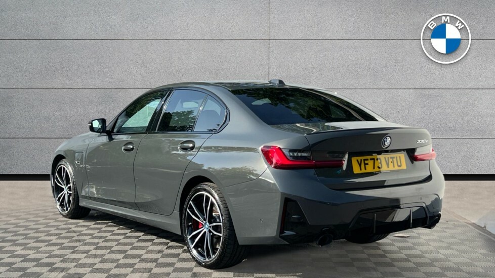 BMW 3 Series 330E M Sport Saloon YF73VTU Grey #4