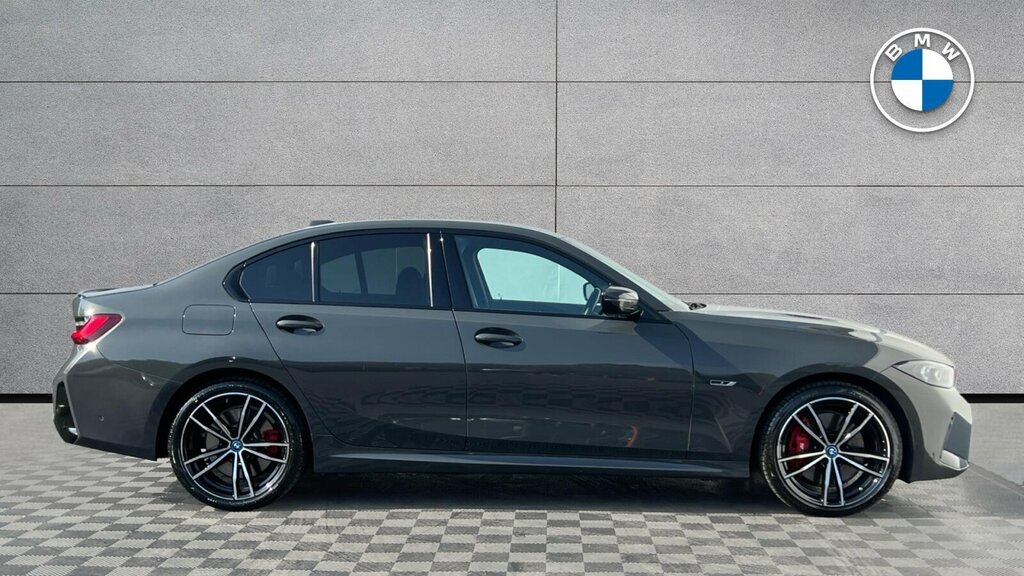 BMW 3 Series 330E M Sport Saloon YF73VTU Grey #6