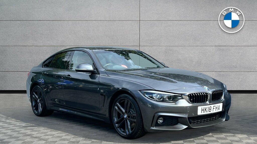 BMW 4 Series Gran Coupe 420D M Sport Gran Coupe HK18FHA Grey #2