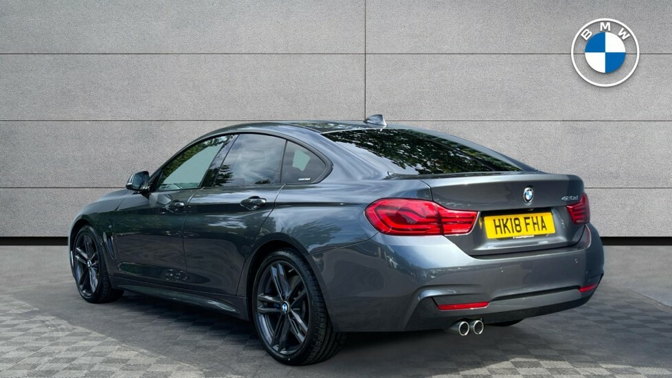 BMW 4 Series Gran Coupe 420D M Sport Gran Coupe HK18FHA Grey #3