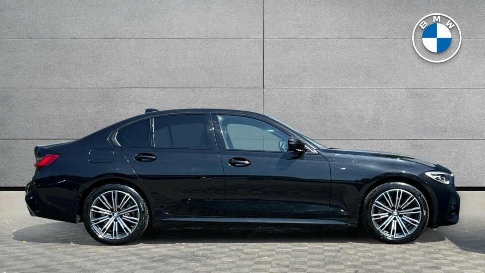 BMW 3 Series 330E M Sport Saloon HV70KWA Black #5