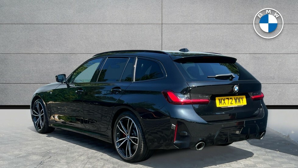 BMW 3 Series 320I M Sport Touring MX72WWY Black #3
