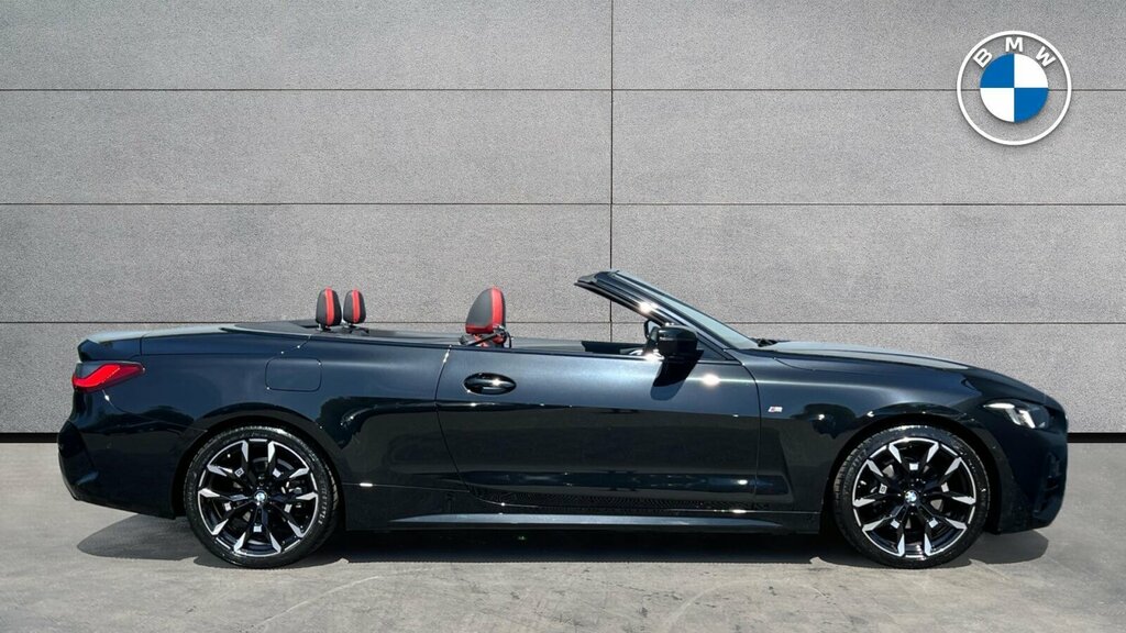 BMW 4 Series 420I M Sport Convertible HN74GZR Black #6