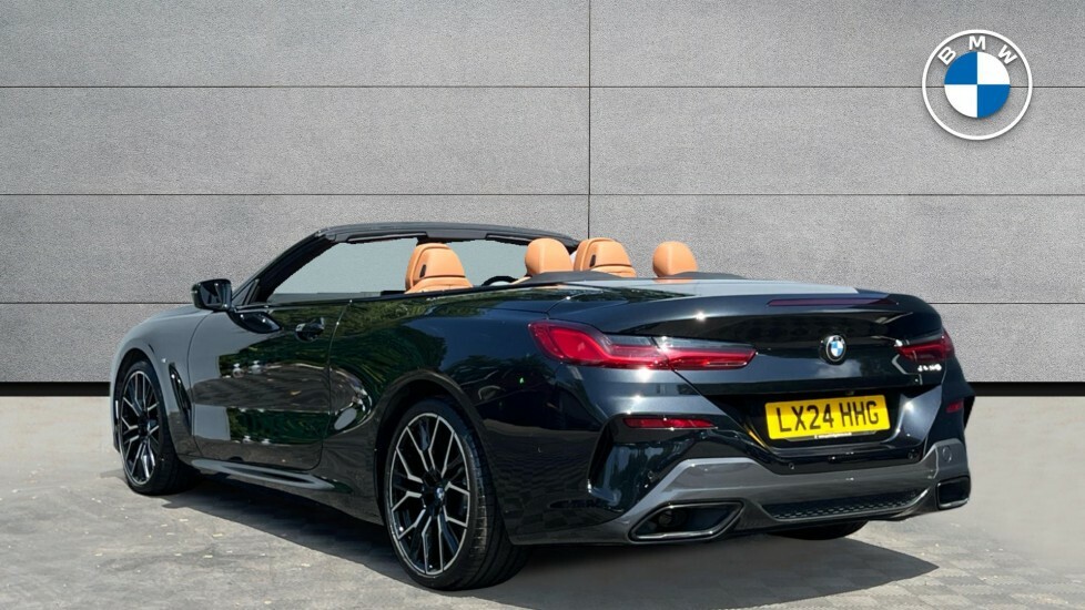 BMW 8 Series 840I M Sport Convertible Black #4