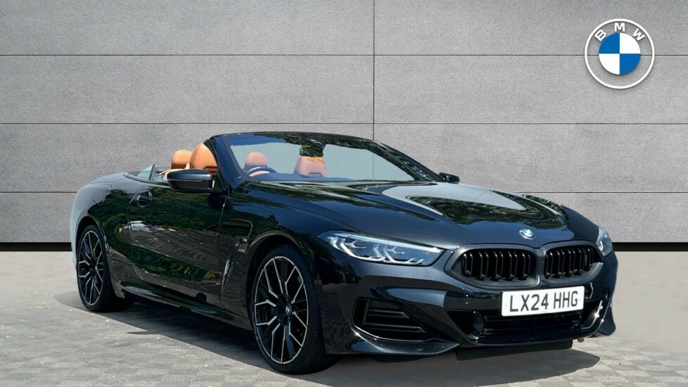 BMW 8 Series 840I M Sport Convertible Black #2