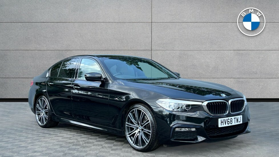 BMW 5 Series 520I M Sport Saloon Black