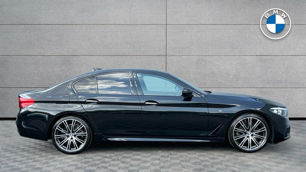 BMW 5 Series 520I M Sport Saloon HV68TWJ Black #6