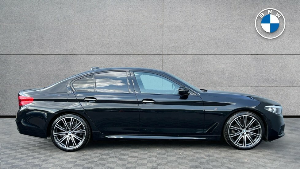 BMW 5 Series 520I M Sport Saloon HV68TWJ Black #5