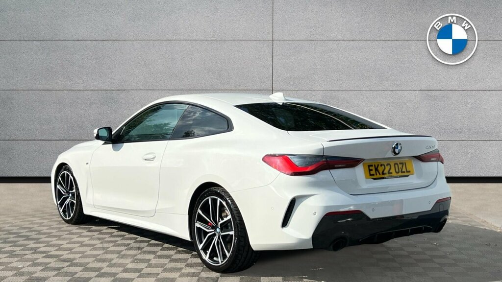 BMW 4 Series Gran Coupe 420D M Sport Coupe EK22OZL White #3