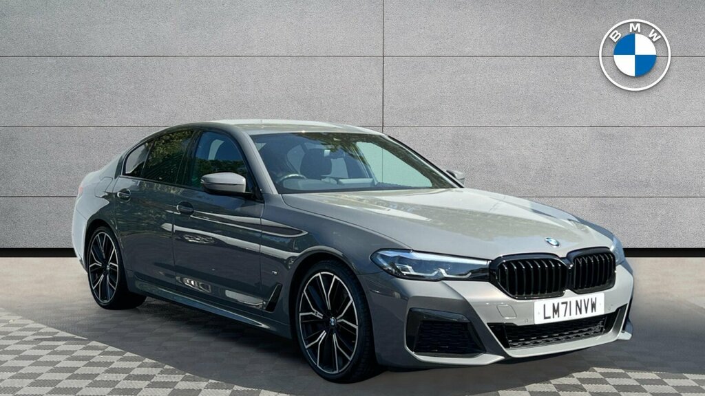 BMW 5 Series 520D Xdrive M Sport Saloon Grey #2
