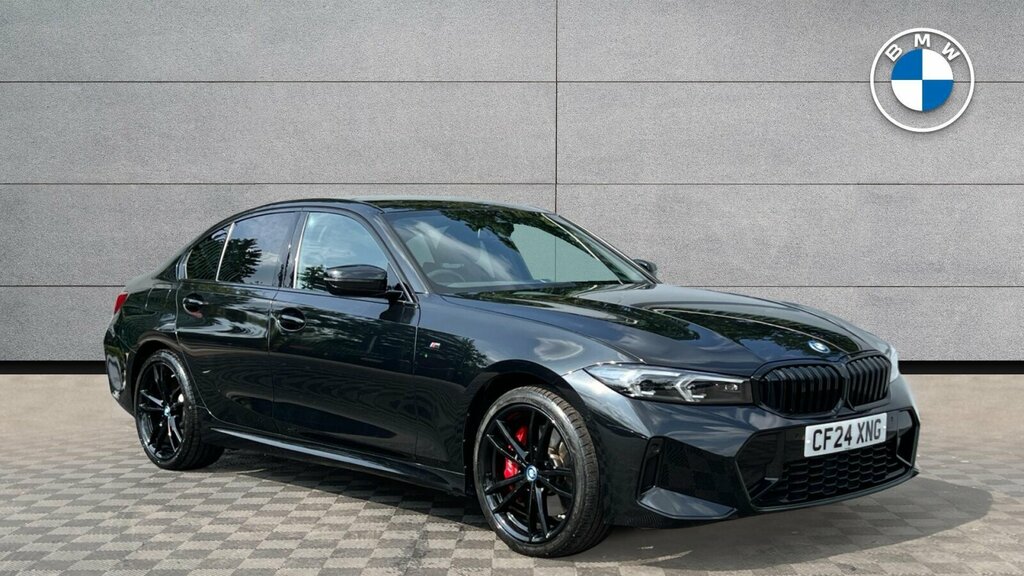 BMW 3 Series 330E Xdrive M Sport Saloon CF24XNG Black