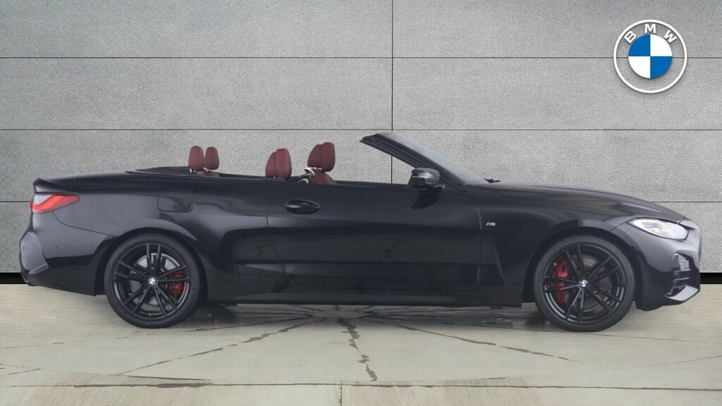 BMW 4 Series M440i Xdrive Convertible Black #5
