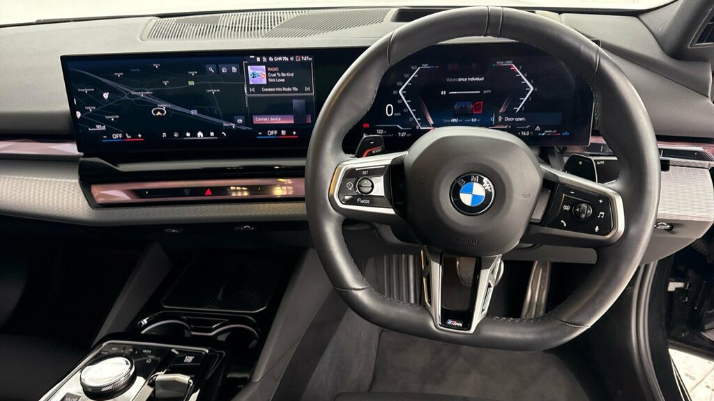 BMW 5 Series 530E M Sport Pro Blue #10