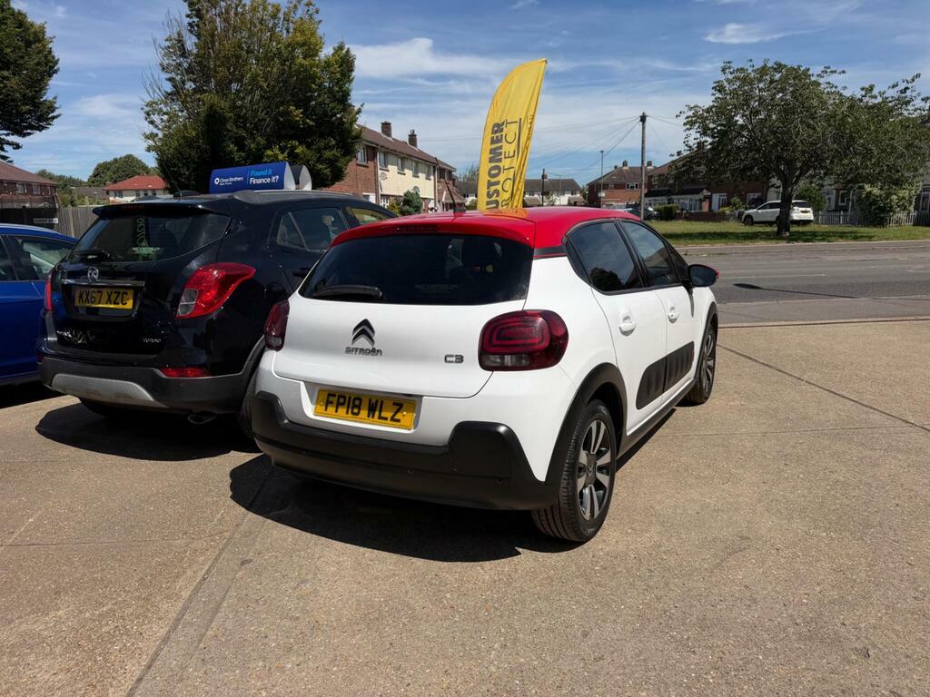 Citroen C3 1.2 110Hp Flair 299 Deposit 189 Per Month Orange #7