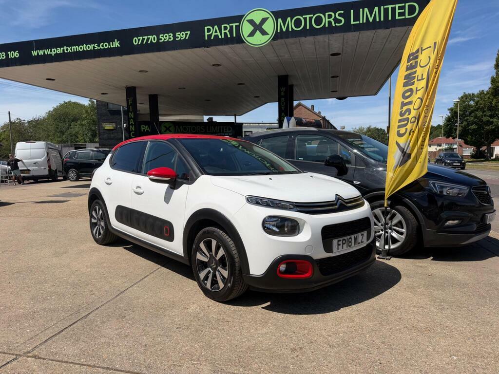 Citroen C3 1.2 Puretech Flair Euro 6 White