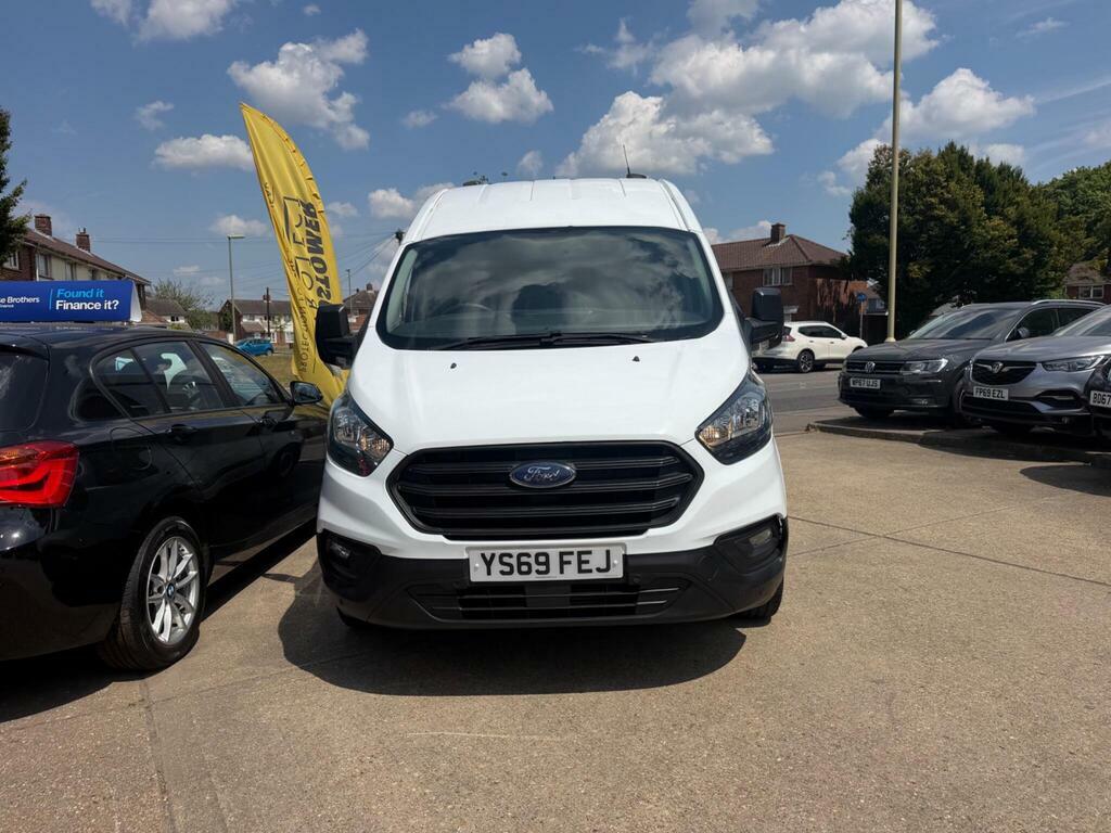 Ford Transit Custom 2.0 300 Ecoblue Leader L1 H2 Euro 6 S S YS69FEJ White #2