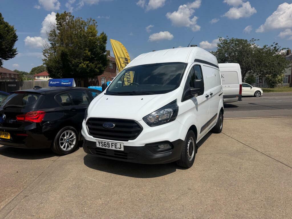 Ford Transit Custom 2.0 300 Ecoblue Leader L1 H2 Euro 6 S S YS69FEJ White #4