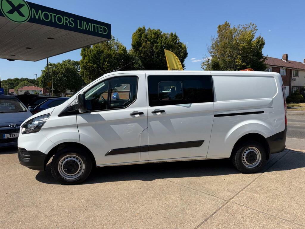 Ford Transit Custom 2.0 300 Ecoblue Leader Crew Van L2 H1 Euro 6 S S HW70ERV White #6