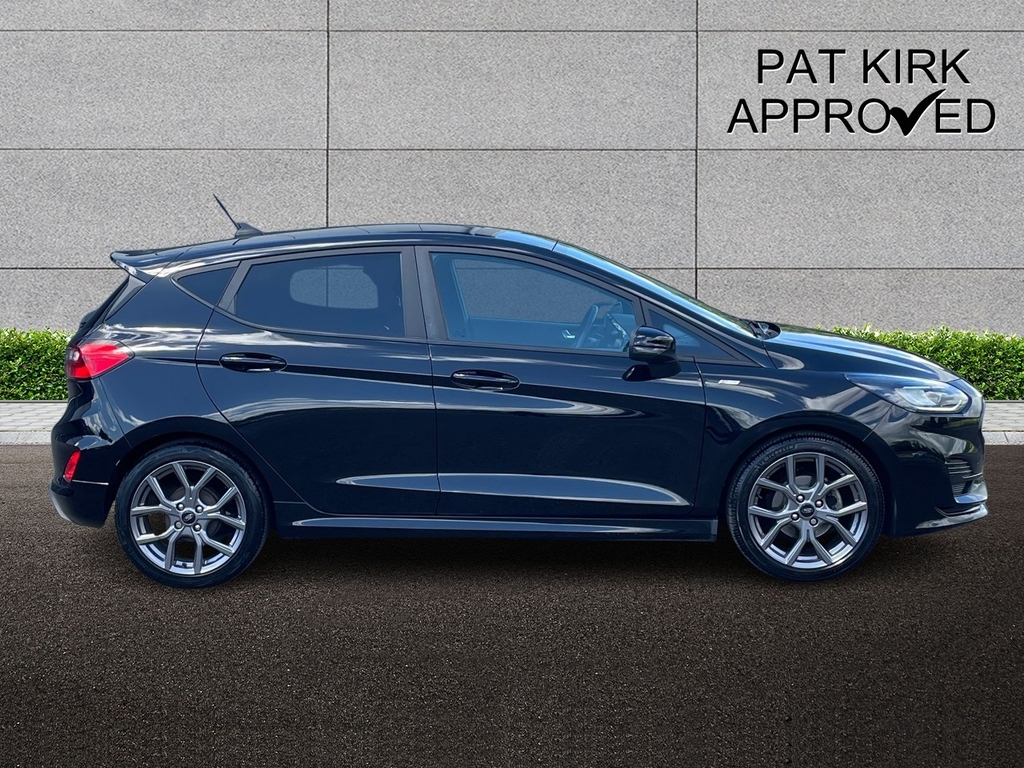 Ford Fiesta 1.0 Ecoboost St-line DV22EWN Black #3