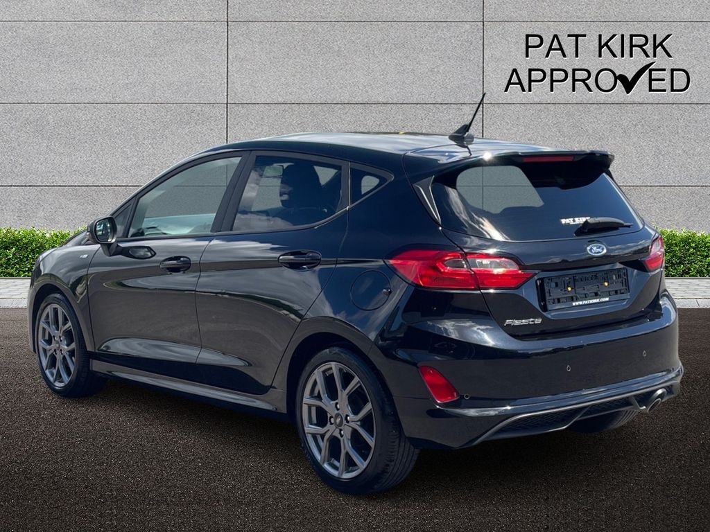 Ford Fiesta 1.0 Ecoboost St-line DV22EWN Black #2