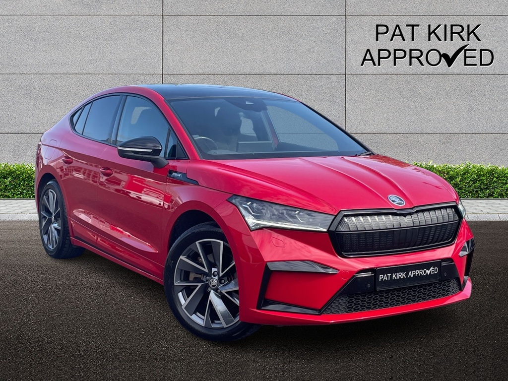 Skoda ENYAQ 210Kw 85 Sportline Plus 82Kwh Red