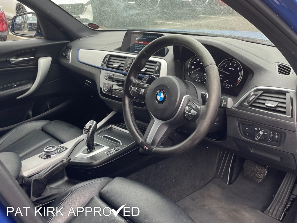 BMW 1 Series 120I 2.0 M Sport Navservotronic Step WU68NVP Blue #4
