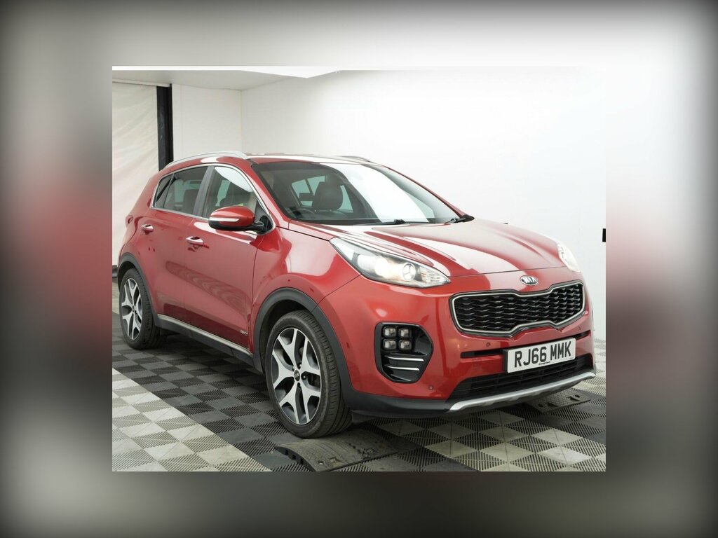 Kia Sportage 2.0 Crdi Gt-line Awd Euro 6 Red