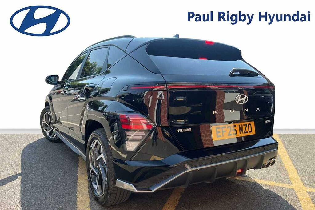 Hyundai Kona 1.6 Hybrid N Line S Dct EF25MZO Black #3