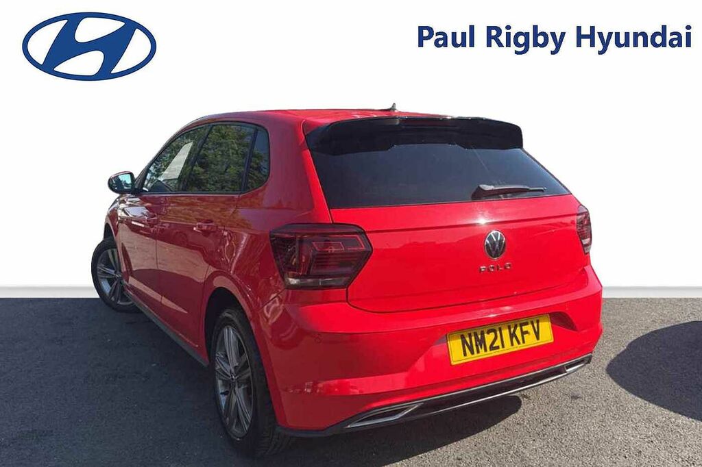 Volkswagen Polo 1.0 Tsi 110 R-line Dsg NM21KFV Red #4
