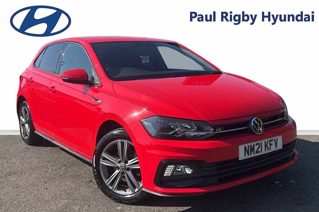 Volkswagen Polo 1.0 Tsi 110 R-line Dsg Red