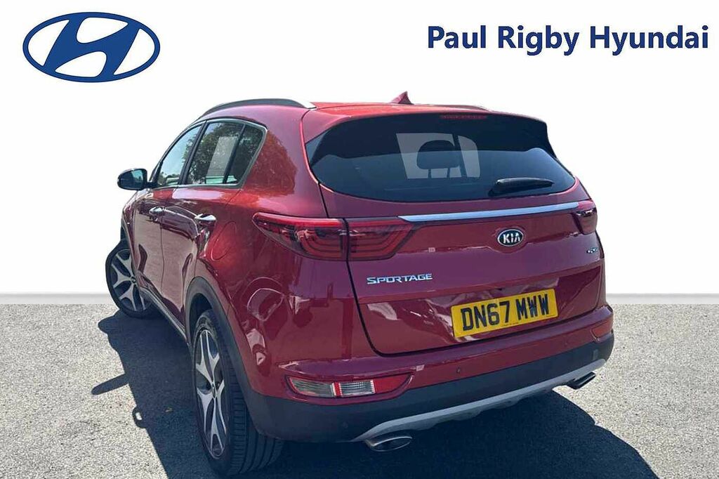 Kia Sportage 2.0 Crdi Gt-line Awd DN67MWW Red #3