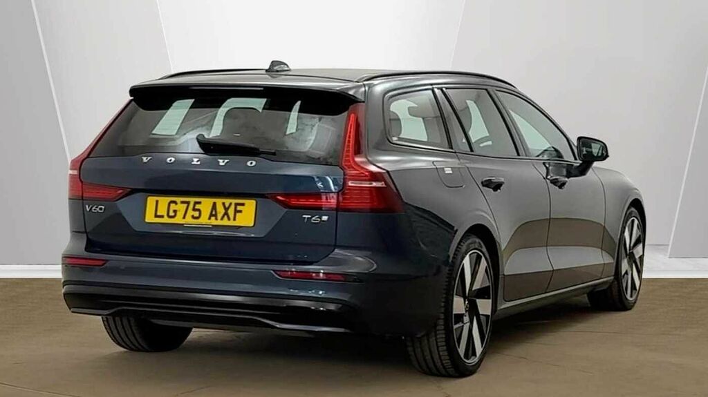 Volvo V60 T6 345Bhp Plus Dark Awd Plug-in Hybrid - Rear P Blue #3