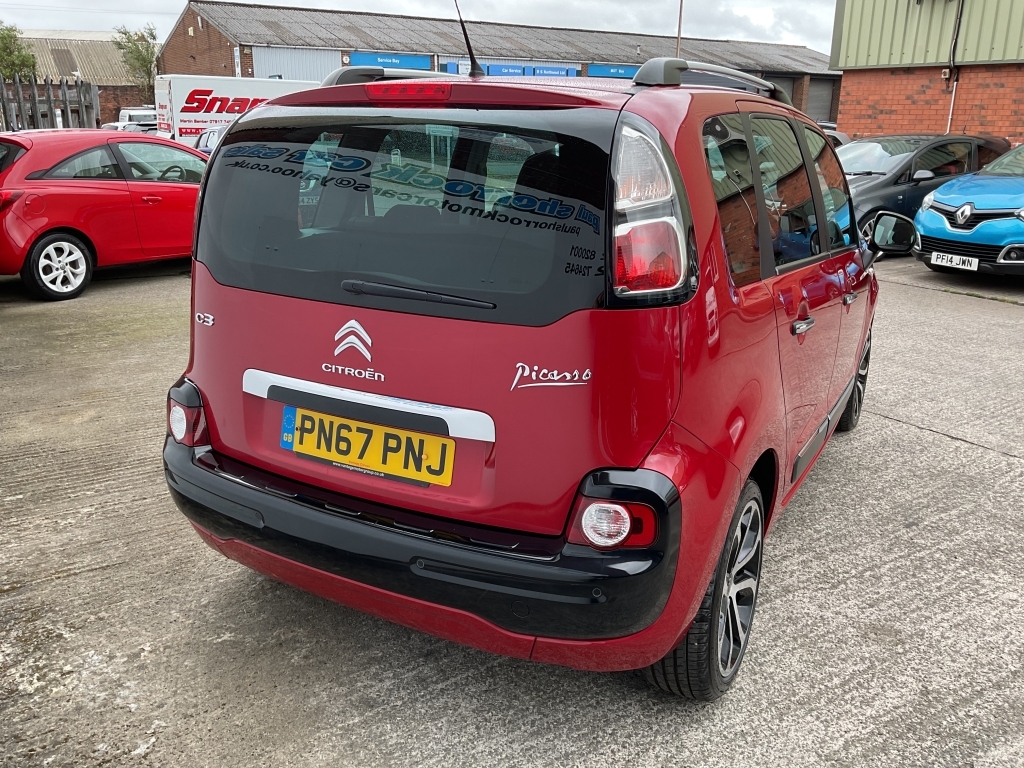 Citroen C3 Picasso Mpv 1.6 Bluehdi Platinum Red #3