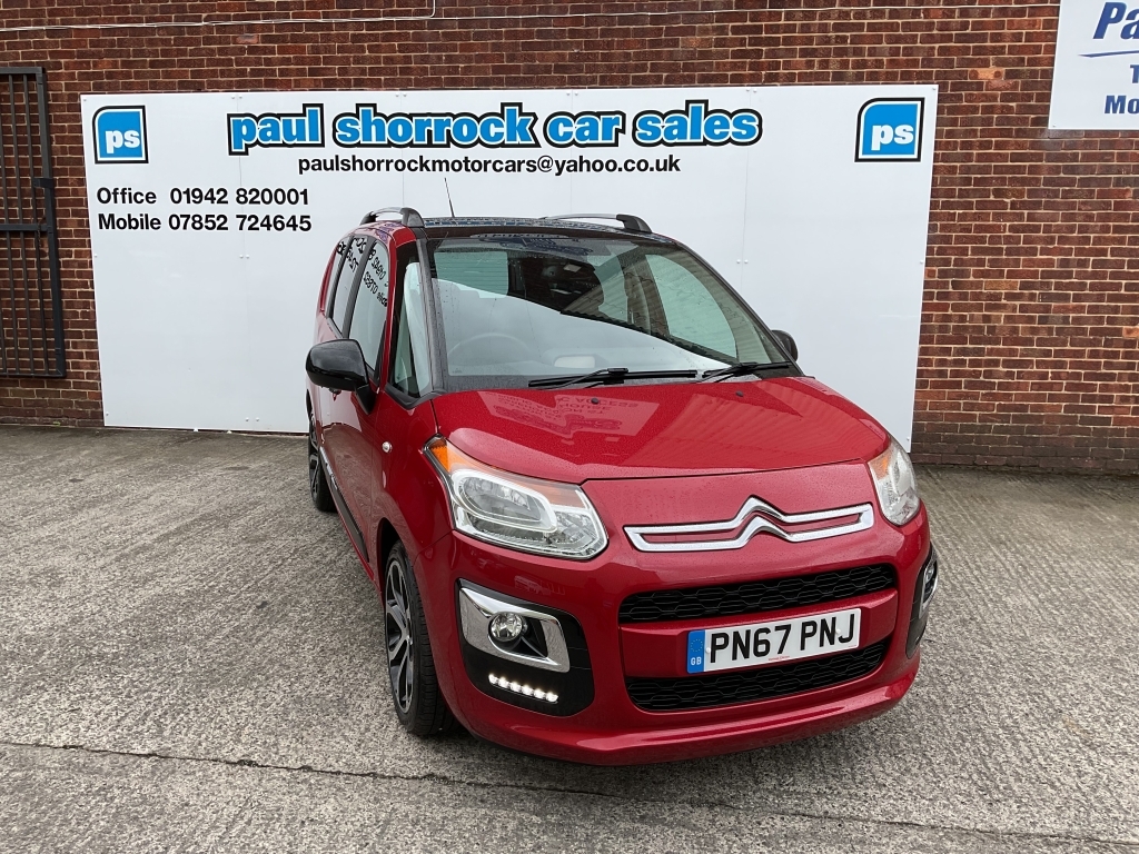 Citroen C3 Picasso Mpv 1.6 Bluehdi Platinum Red
