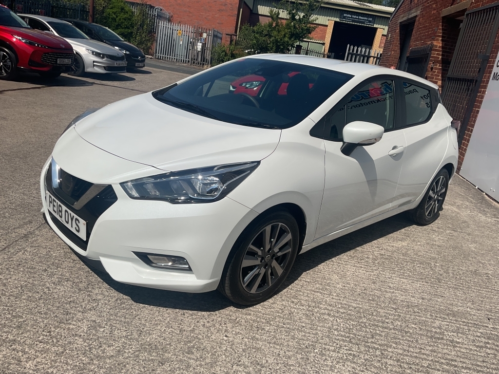 Nissan Micra Hatchback 1.0 Acenta White #6