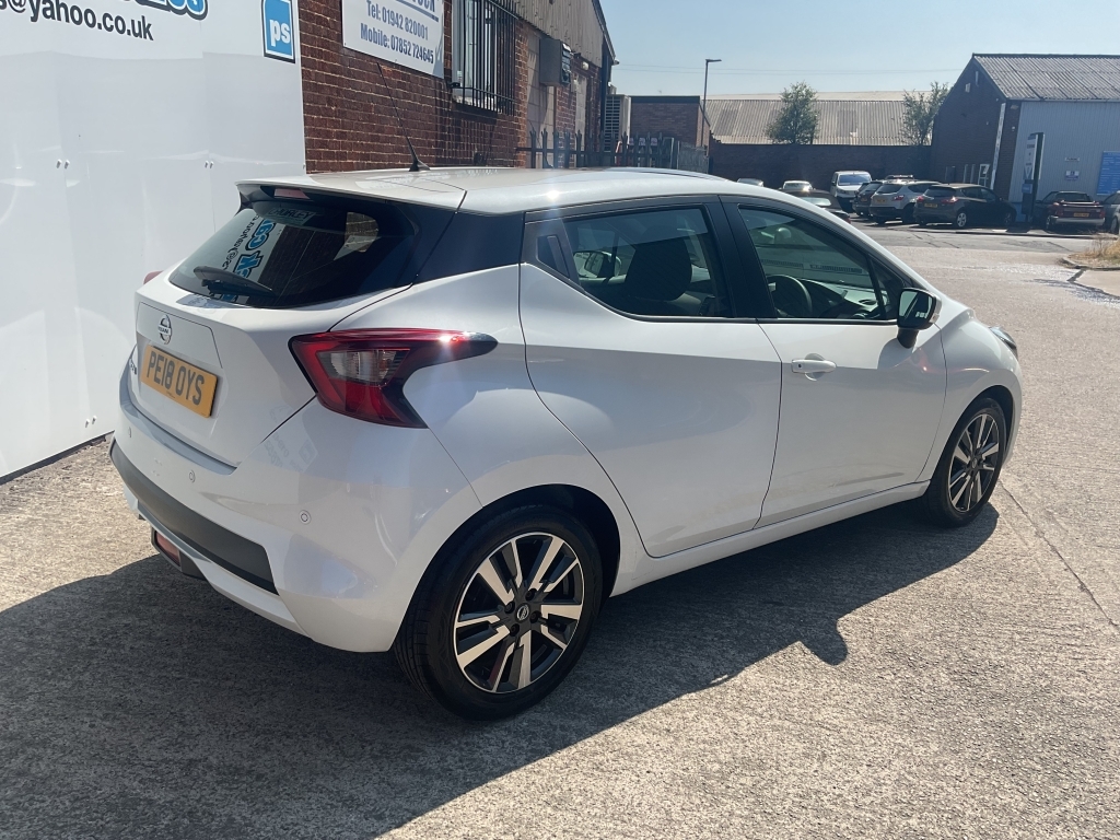 Nissan Micra Hatchback 1.0 Acenta White #4