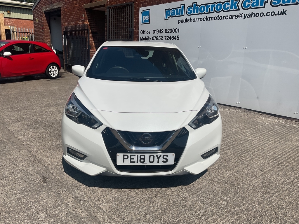 Nissan Micra Hatchback 1.0 Acenta White #2