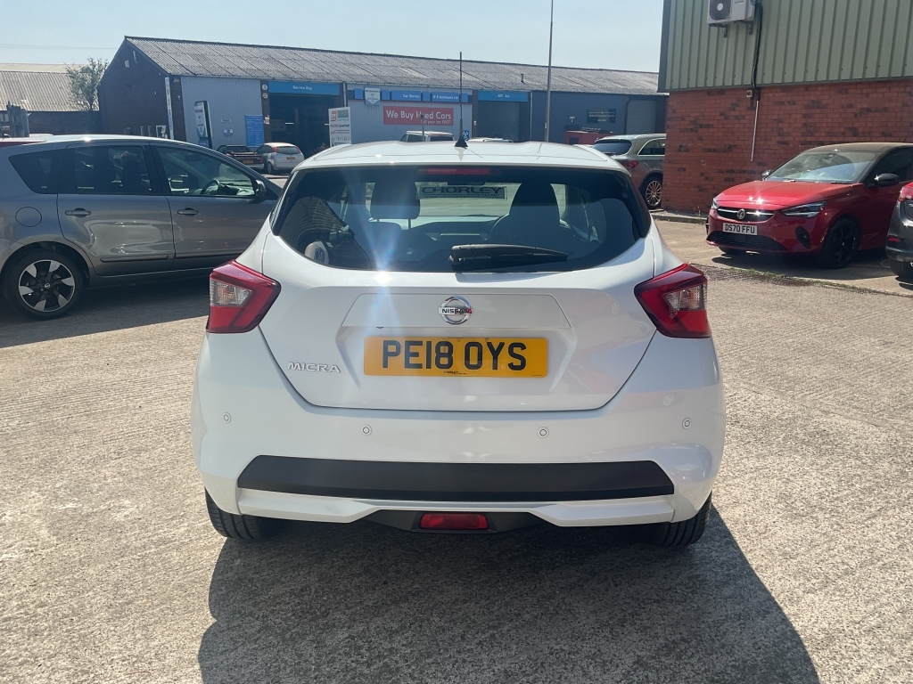 Nissan Micra Hatchback 1.0 Acenta White #5