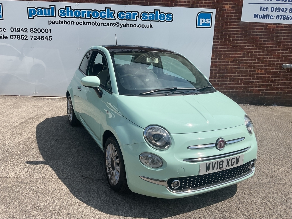 Fiat 500 Hatchback 1.2 Lounge Green