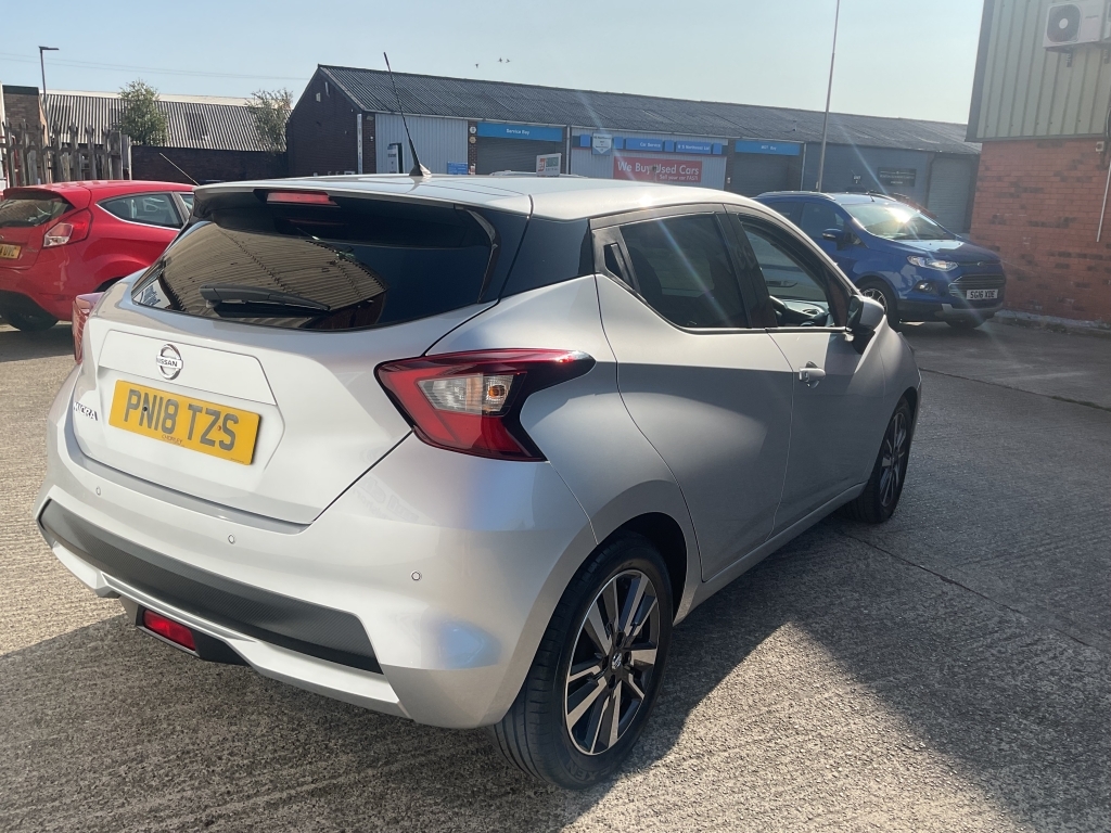 Nissan Micra Hatchback 0.9 Ig-t N-connecta Silver #5