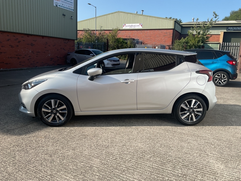 Nissan Micra Hatchback 0.9 Ig-t N-connecta Silver #4