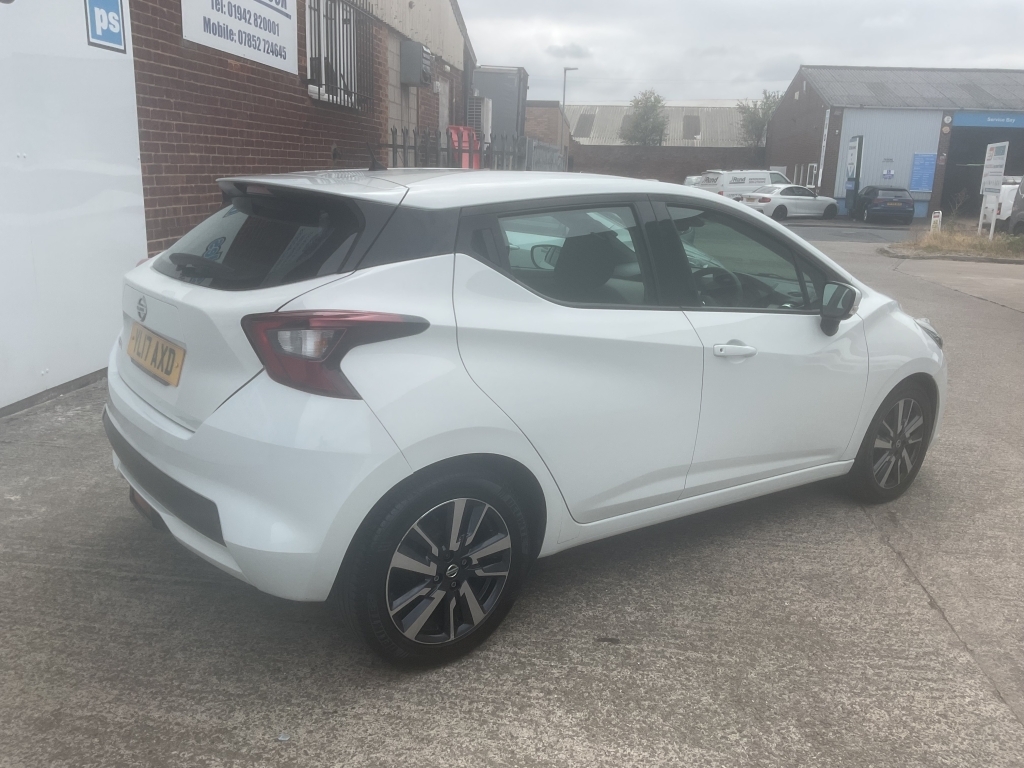 Nissan Micra Hatchback 0.9 Ig-t Acenta White #4
