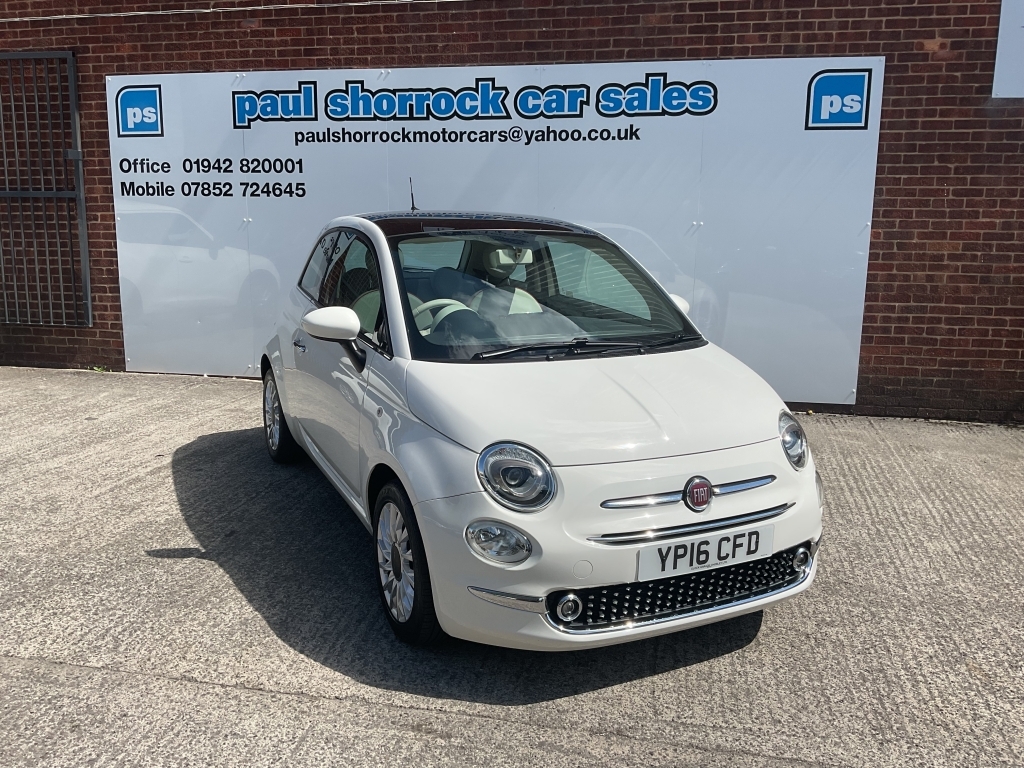 Fiat 500 Hatchback 1.2 Lounge White