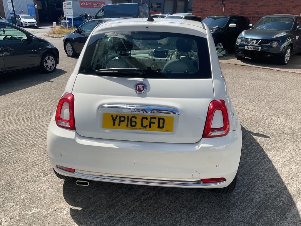 Fiat 500 Hatchback 1.2 Lounge White #4