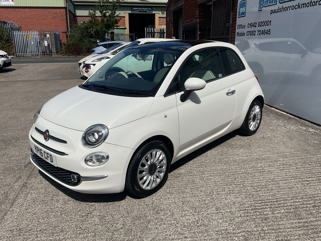 Fiat 500 Hatchback 1.2 Lounge White #2