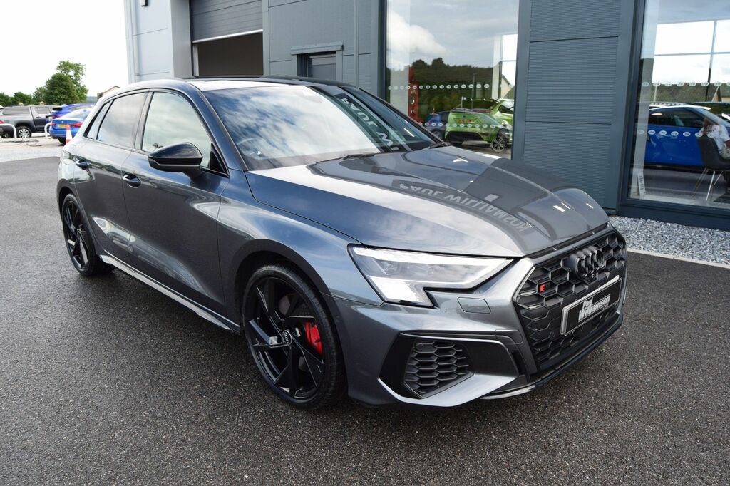 Audi S3 2.0 Tfsi Black Edition Sportback S Tron X22RST Grey #4