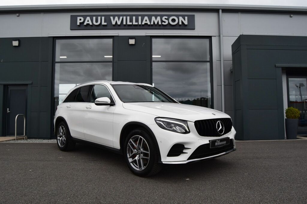 Mercedes-Benz GLC Class 2.1 Glc220d Amg Line Suv G-tronic 4Mati KW67XCA White