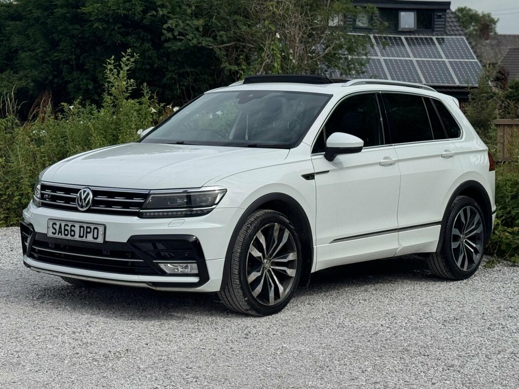 Volkswagen Tiguan 2.0 Tdi Bluemotion Tech R-line Dsg 4Motion Euro 6 SA66DPO White #5