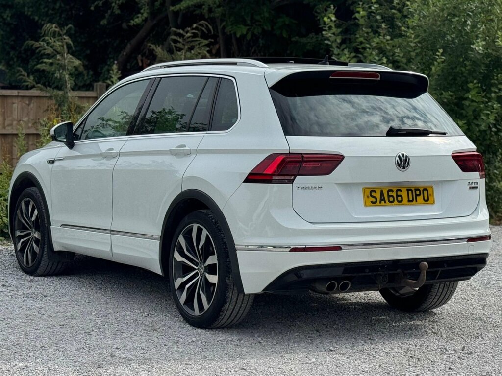 Volkswagen Tiguan 2.0 Tdi Bluemotion Tech R-line Dsg 4Motion Euro 6 SA66DPO White #6
