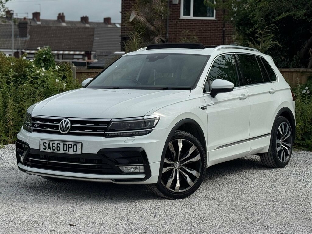Volkswagen Tiguan 2.0 Tdi Bluemotion Tech R-line Dsg 4Motion Euro 6 SA66DPO White #2